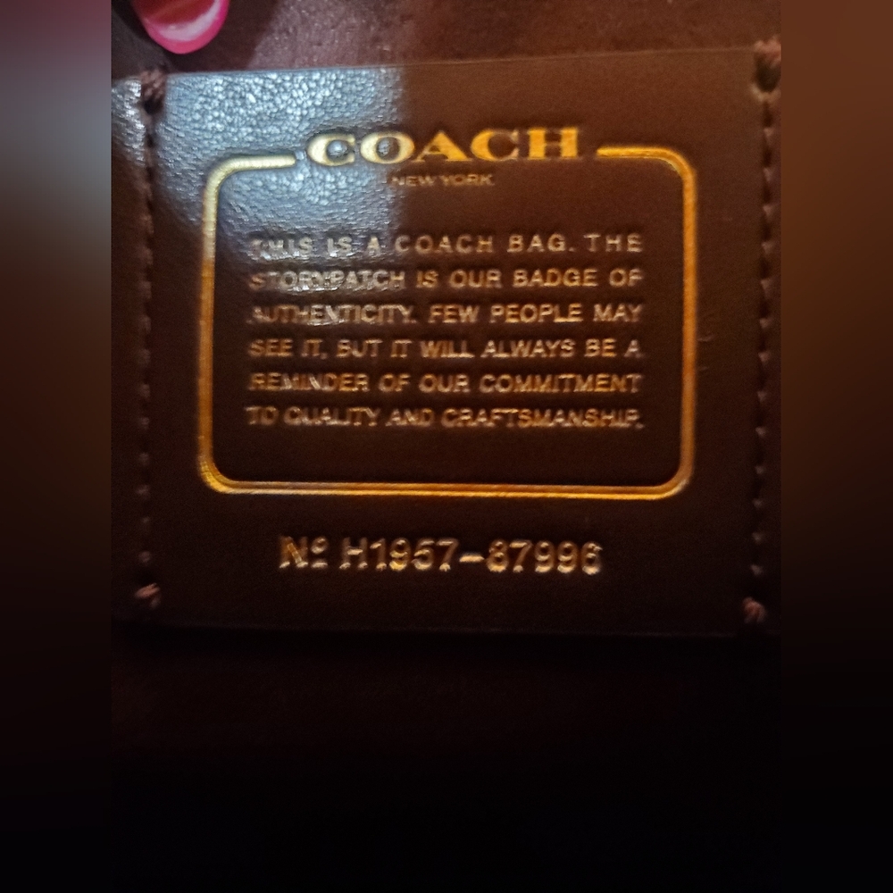 COACH PARKER METALLIC COLORBLOCK IN PERFECT LIKE NEW CONDITION! - Picture 15 of 16